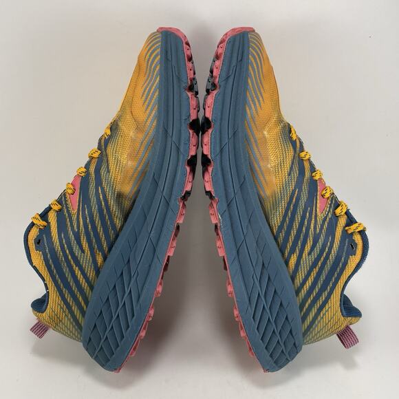 Hoka One One Speedgoat 4 Trail Running Womens Size 8 Orange Saffron Athletic - Picture 6 of 11